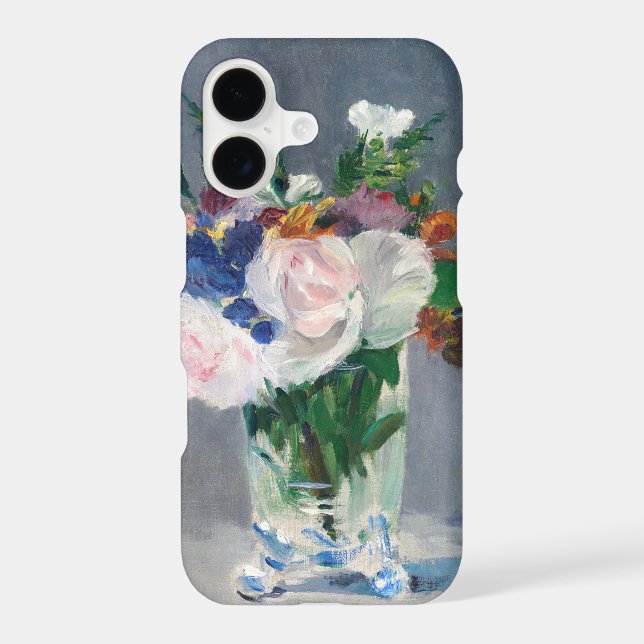 Edouard Manet - Flowers in a Crystal Vase Case-Mate iPhone Case (Back)
