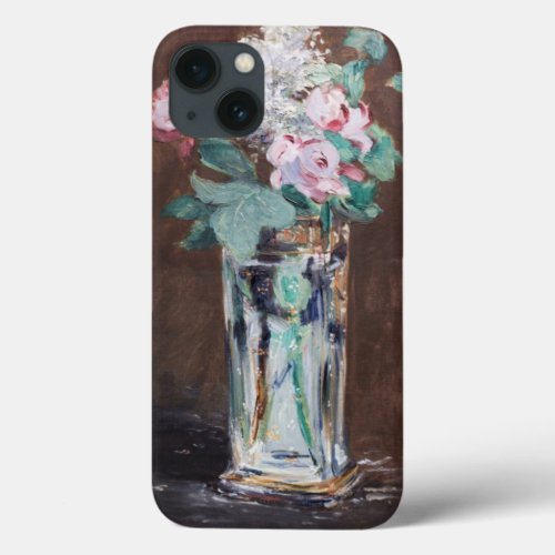 Edouard Manet _ Flowers in a Crystal Vase iPhone 13 Case