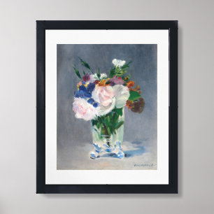 Edouard Manet - Flowers in a Crystal Vase Framed Art