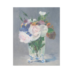 Edouard Manet - Flowers in a Crystal Vase Gallery Wrap