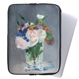 Edouard Manet - Flowers in a Crystal Vase Laptop Sleeve