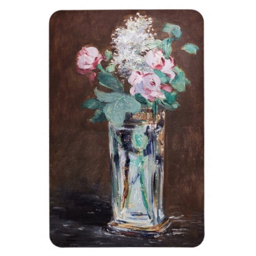Edouard Manet _ Flowers in a Crystal Vase Magnet