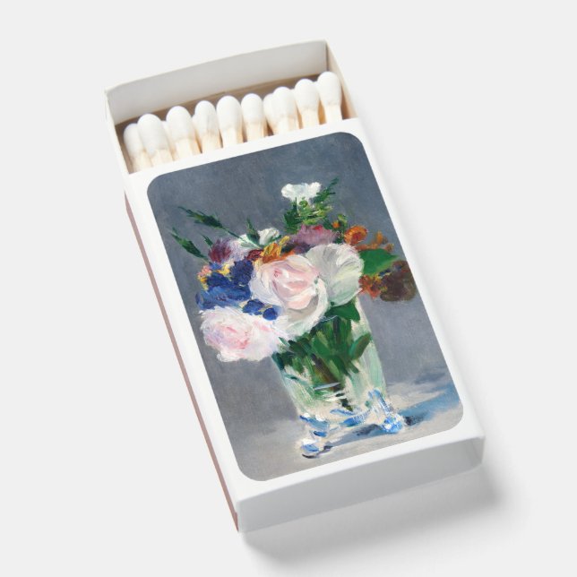 Edouard Manet - Flowers in a Crystal Vase Matchboxes (Front Open)