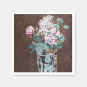 Edouard Manet - Flowers in a Crystal Vase Napkins