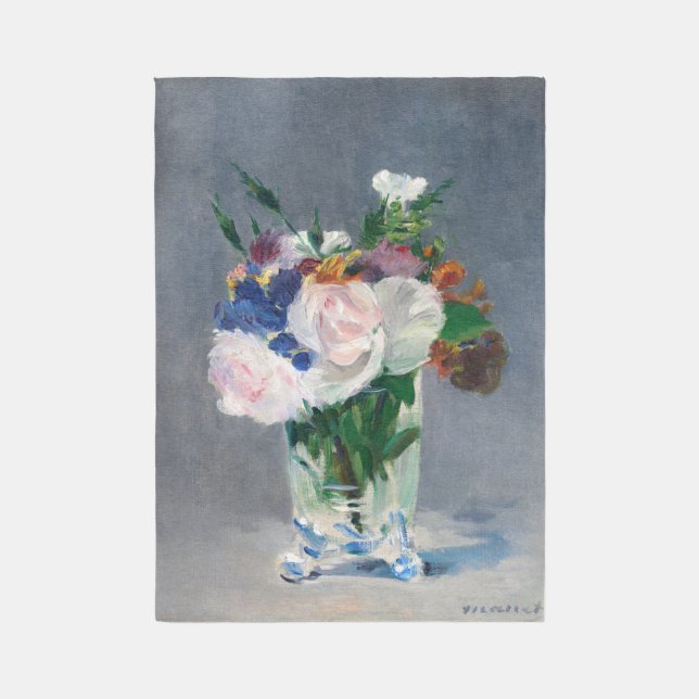 Edouard Manet - Flowers in a Crystal Vase Rug (Front (Vertical))
