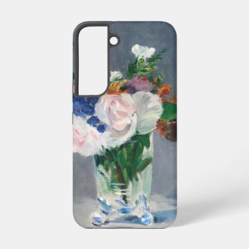 Edouard Manet _ Flowers in a Crystal Vase Samsung Galaxy S22 Case