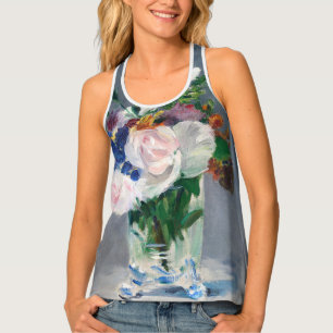Edouard Manet - Flowers in a Crystal Vase Tank Top