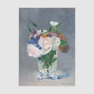 Edouard Manet - Flowers in a Crystal Vase Tissue Paper
