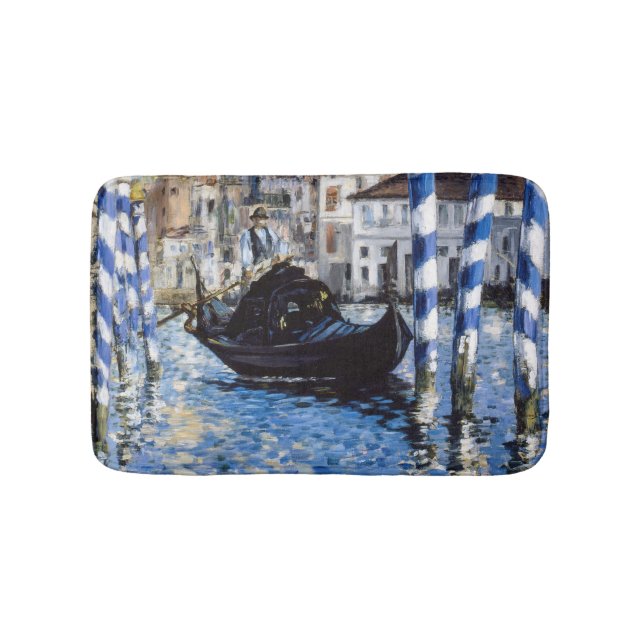 Edouard Manet - Grand Canal, Venice Bath Mat (Front)