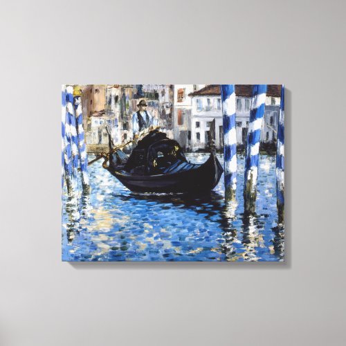 Edouard Manet _ Grand Canal Venice Canvas Print
