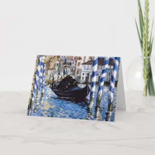 Edouard Manet _ Grand Canal Venice Card