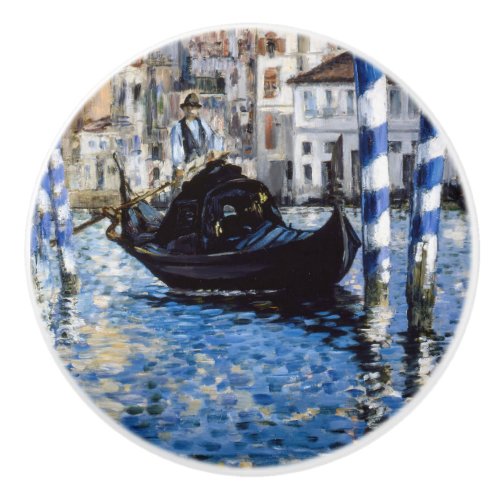 Edouard Manet _ Grand Canal Venice Ceramic Knob