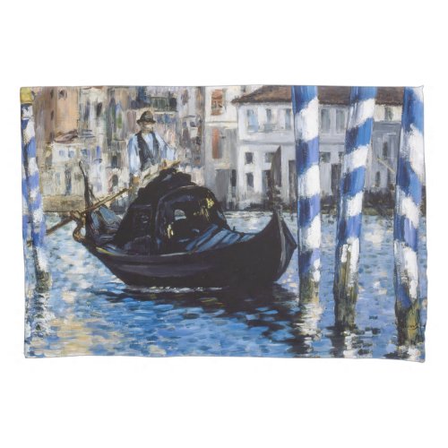 Edouard Manet _ Grand Canal Venice Pillow Case