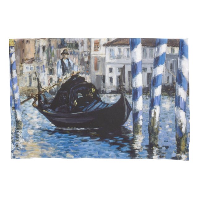 Edouard Manet - Grand Canal, Venice Pillow Case (Front)