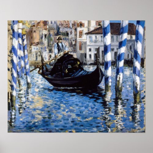 Edouard Manet _ Grand Canal Venice Poster