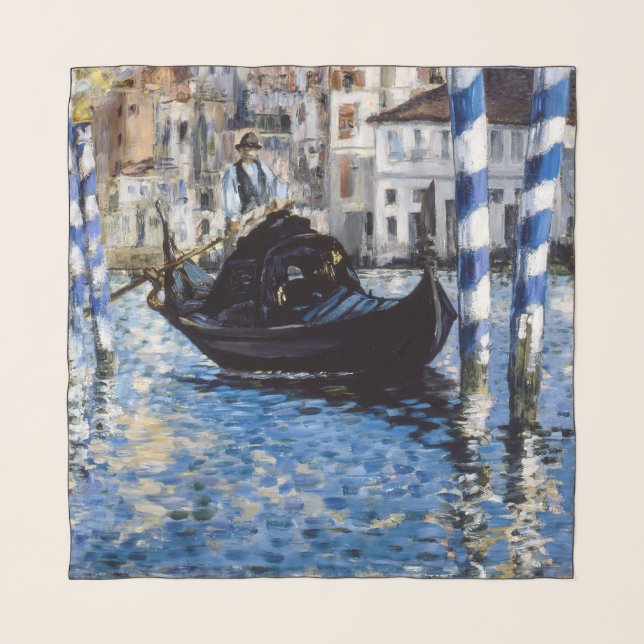 Edouard Manet - Grand Canal, Venice Scarf (Front)