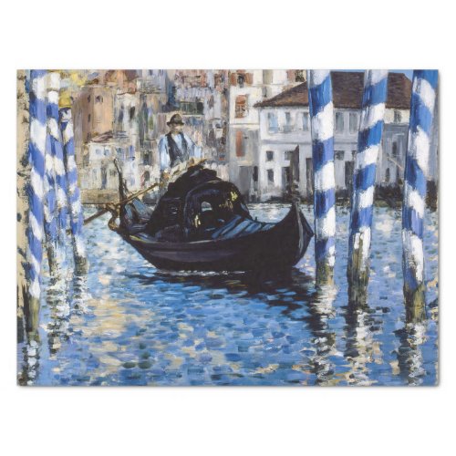 Edouard Manet _ Grand Canal Venice Tissue Paper