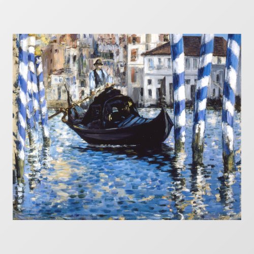 Edouard Manet _ Grand Canal Venice Window Cling