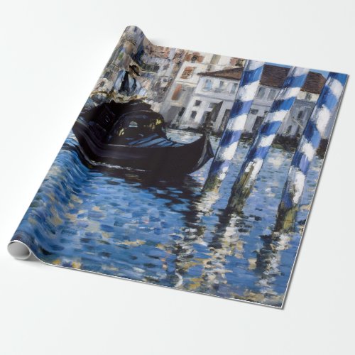 Edouard Manet _ Grand Canal Venice Wrapping Paper
