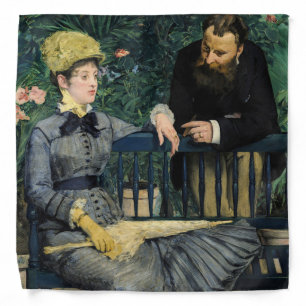 Edouard Manet - In the Conservatory Bandana