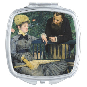 Edouard Manet - In the Conservatory Compact Mirror