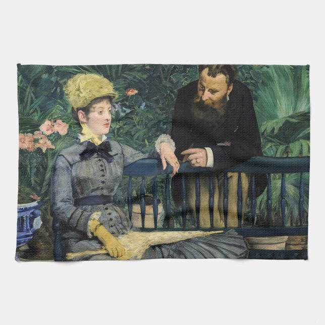 Edouard Manet - In the Conservatory Kitchen Towel (Horizontal)
