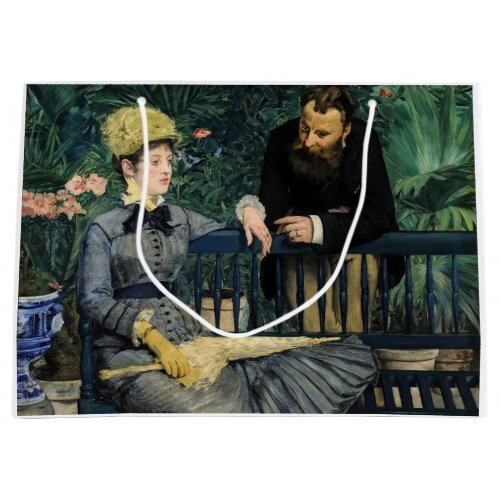 Edouard Manet _ In the Conservatory Large Gift Bag