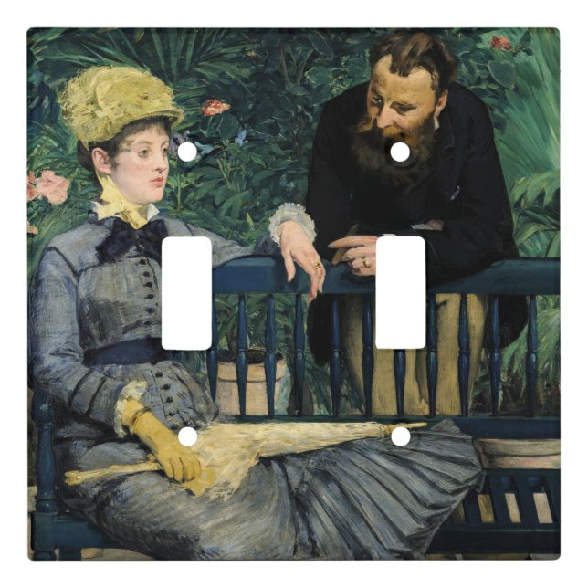 Edouard Manet - In the Conservatory Light Switch Cover (Front)