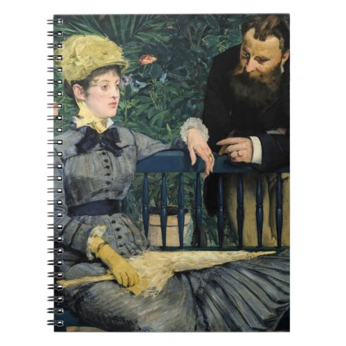 Edouard Manet _ In the Conservatory Notebook