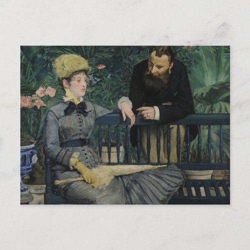 Edouard Manet _ In the Conservatory Postcard