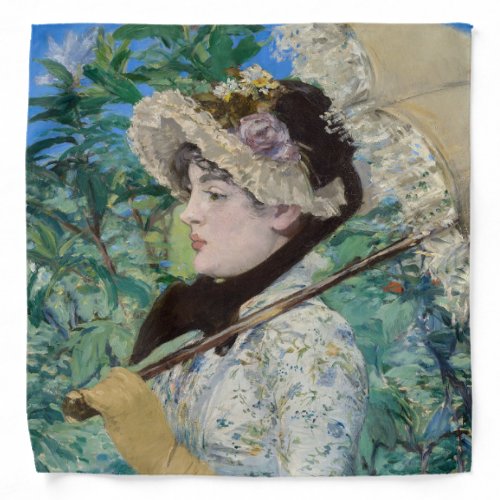 Edouard Manet _ Jeanne  Spring Bandana