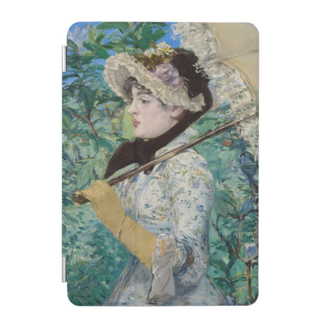 Edouard Manet - Jeanne / Spring iPad Mini Cover (Front)