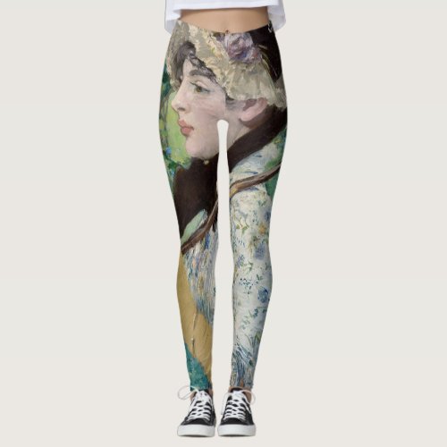 Edouard Manet _ Jeanne  Spring Leggings