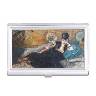 Edouard Manet - Lady with Fans Business Card Case