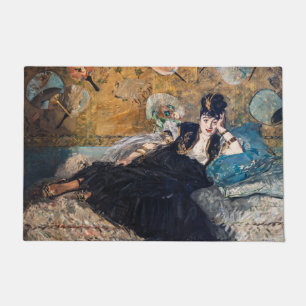 Edouard Manet - Lady with Fans Doormat