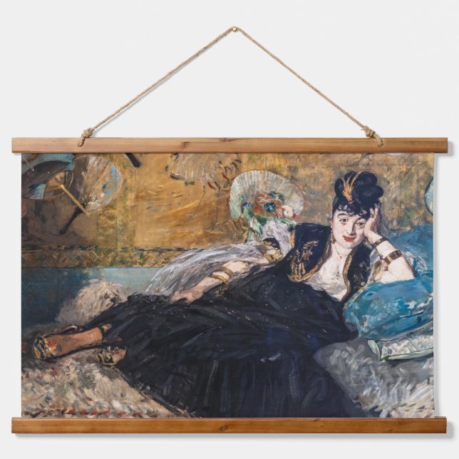Edouard Manet - Lady with Fans Hanging Tapestry (Front)