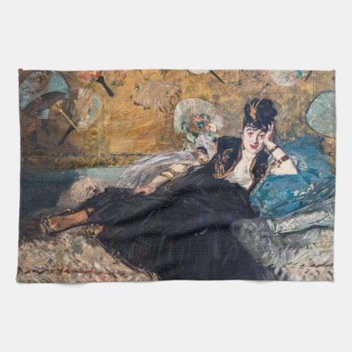 Edouard Manet _ Lady with Fans Kitchen Towel