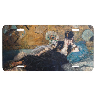 Edouard Manet - Lady with Fans License Plate