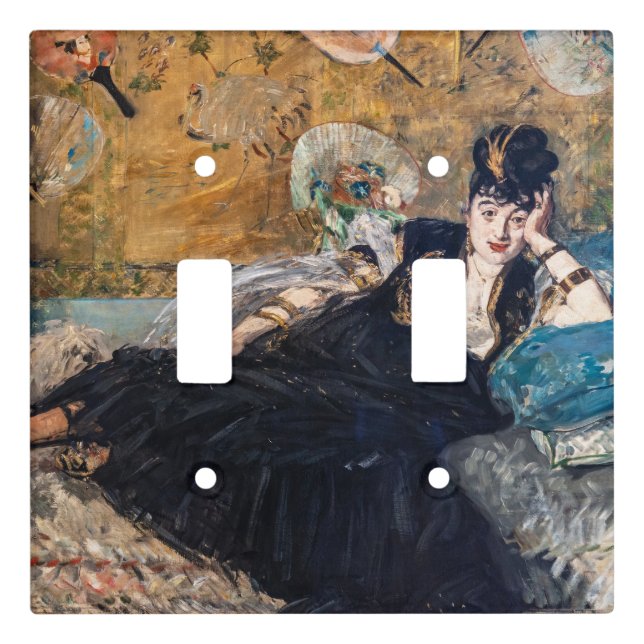 Edouard Manet - Lady with Fans Light Switch Cover (Front)