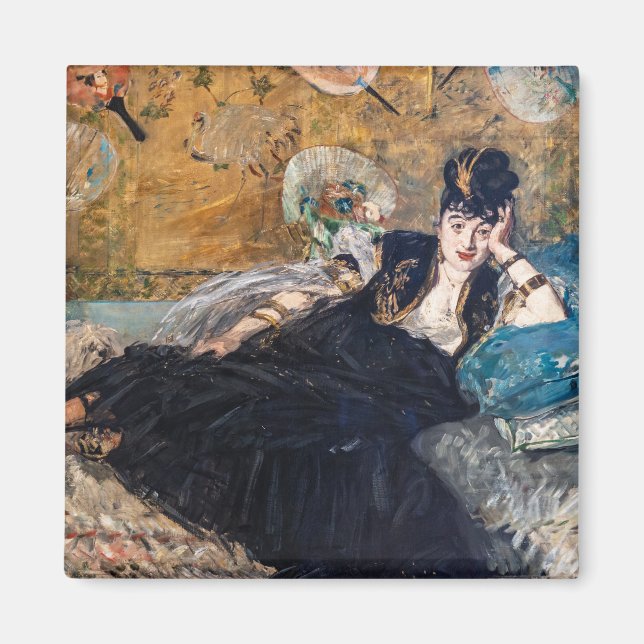 Edouard Manet - Lady with Fans Magnet (Front)