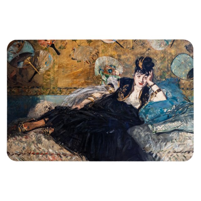Edouard Manet - Lady with Fans Magnet (Horizontal)
