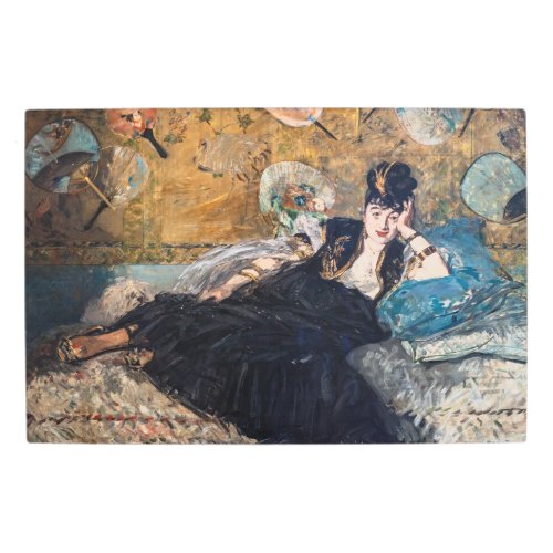 Edouard Manet _ Lady with Fans Metal Print