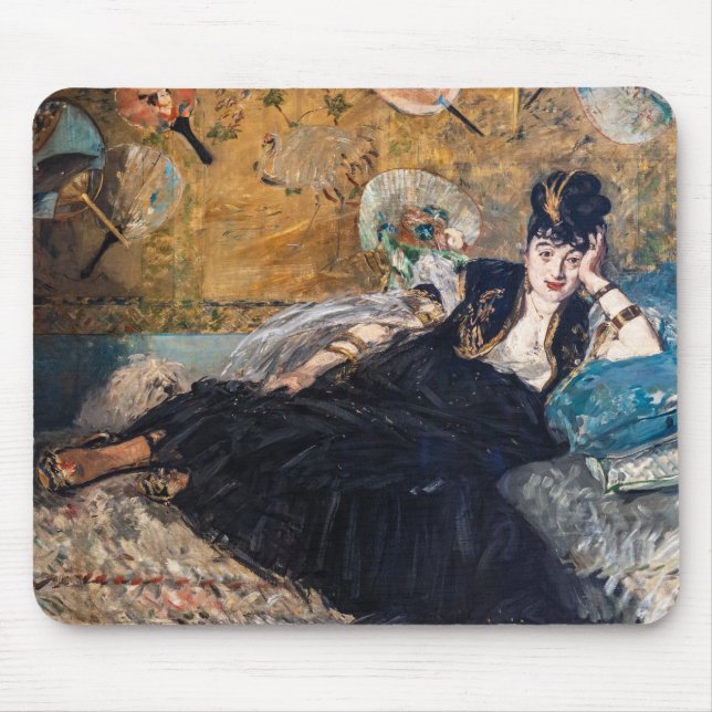 Edouard Manet - Lady with Fans Mouse Pad (Front)