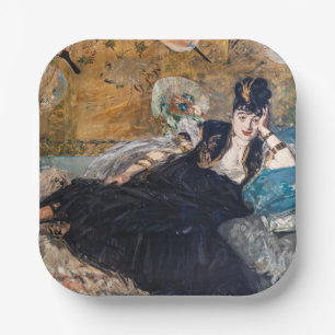 Edouard Manet - Lady with Fans Paper Plates