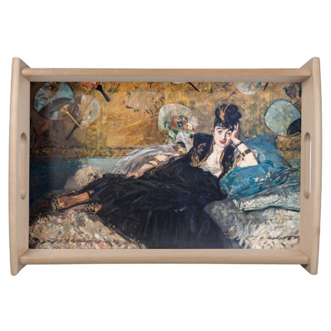 Edouard Manet - Lady with Fans Serving Tray (Front)