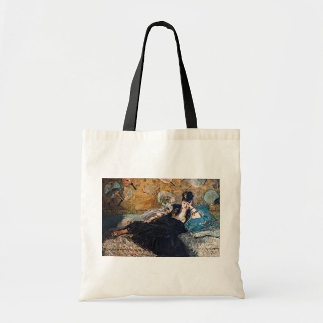 Edouard Manet - Lady with Fans Tote Bag (Front)