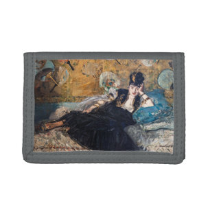 Edouard Manet - Lady with Fans Trifold Wallet