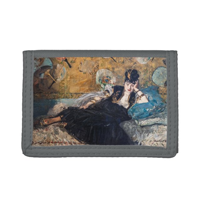 Edouard Manet - Lady with Fans Trifold Wallet (Front)