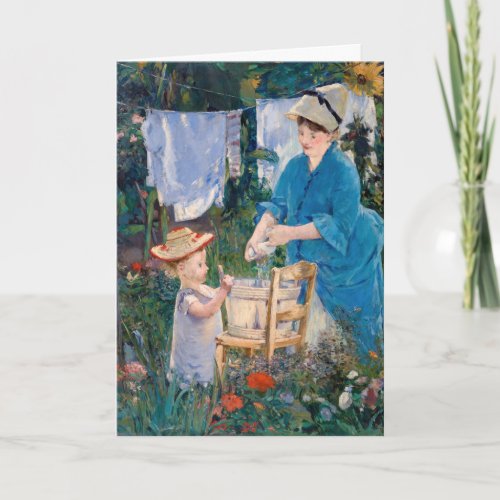 Edouard Manet _ Laundry Card