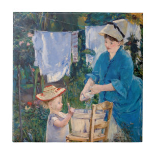 Edouard Manet - Laundry Ceramic Tile